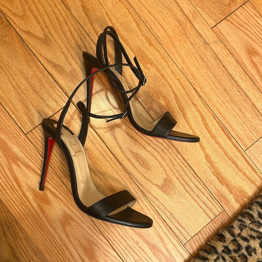Christian Louboutin strap heel 100 mm